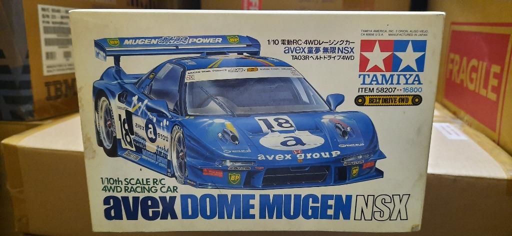 1/10 avex 童夢無限NSX TA03R 田宮Tamiya RC, 興趣及遊戲, 玩具& 遊戲