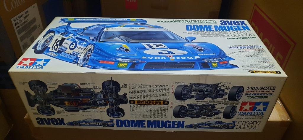 絶版 タミヤ RC 1/10 avex 童夢 NSX TA03R セット 当時モノ 絶版 タミヤ RC 1/10 avex 童夢 NSX TA03R