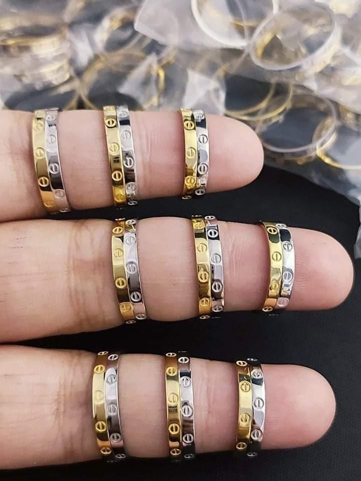 Cartier ring two tone clearance