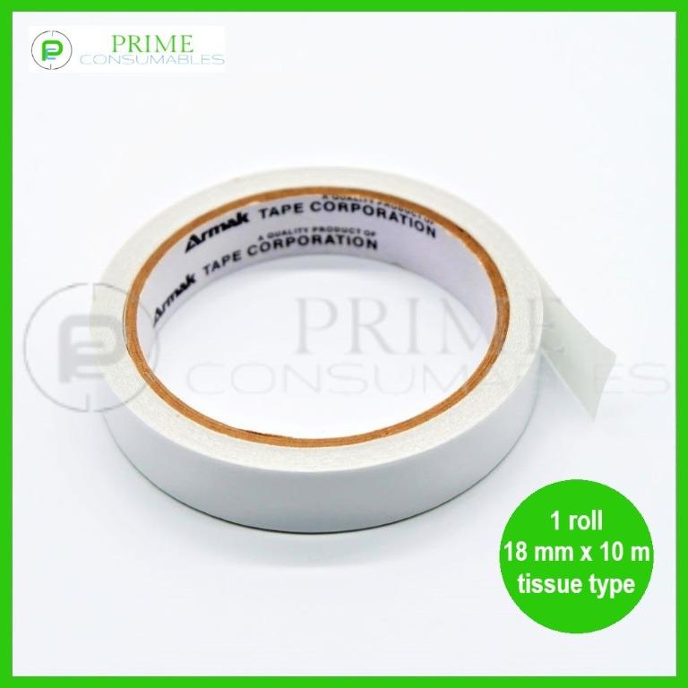 Just Stationery 18mm Double Sided Tape 