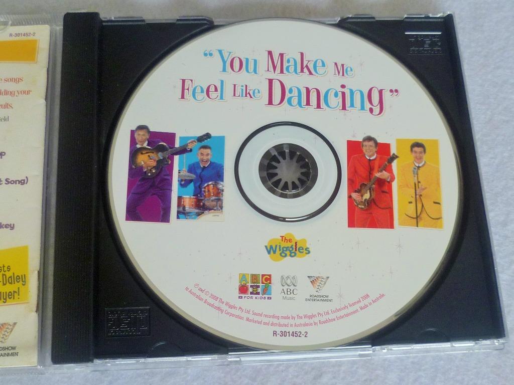💥 Music - 2008 THE WIGGLES YOU MAkE ME FEEL LIKE DANCING CD -ABC