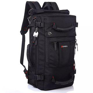 30L Black Waterproof Travel Backpack Briefcase Sling Bag Duffle Bag