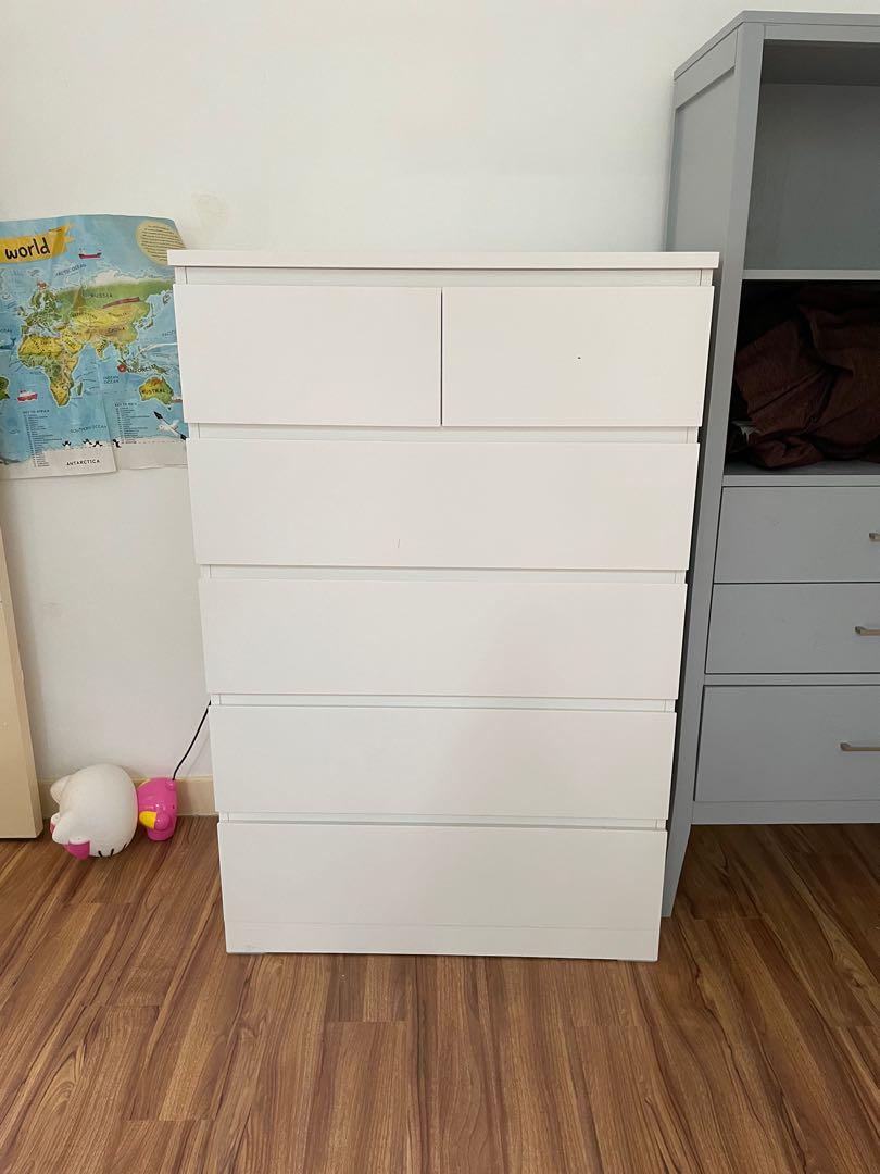 9 10 IKEA MALM 6 Chest Drawer