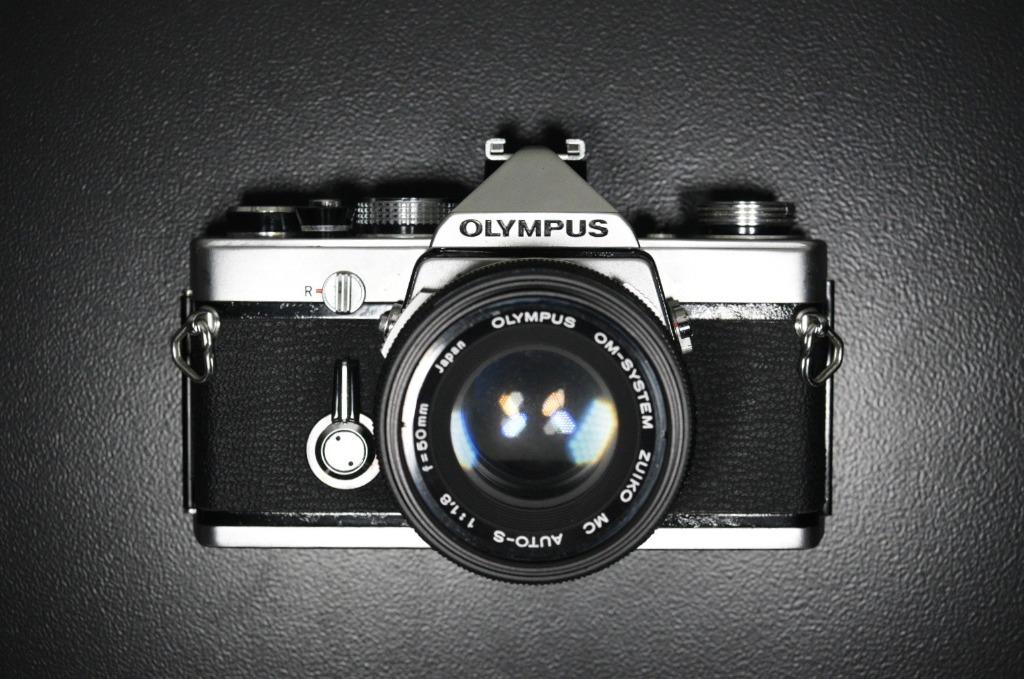 外觀美品經典相機Olympus Om-1+ AUTO-S 50mm f1.8 定焦鏡, 相機攝影