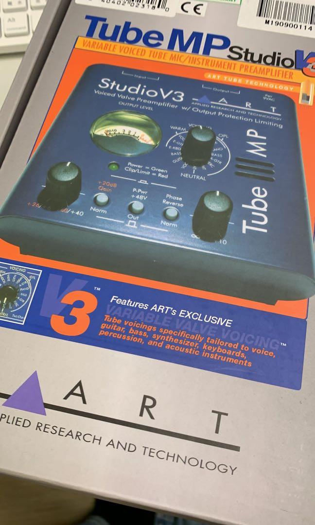 預訂）美國🇺🇸 ART Tube MP STUDIO V3 真空管Microphone Amplifier (4 