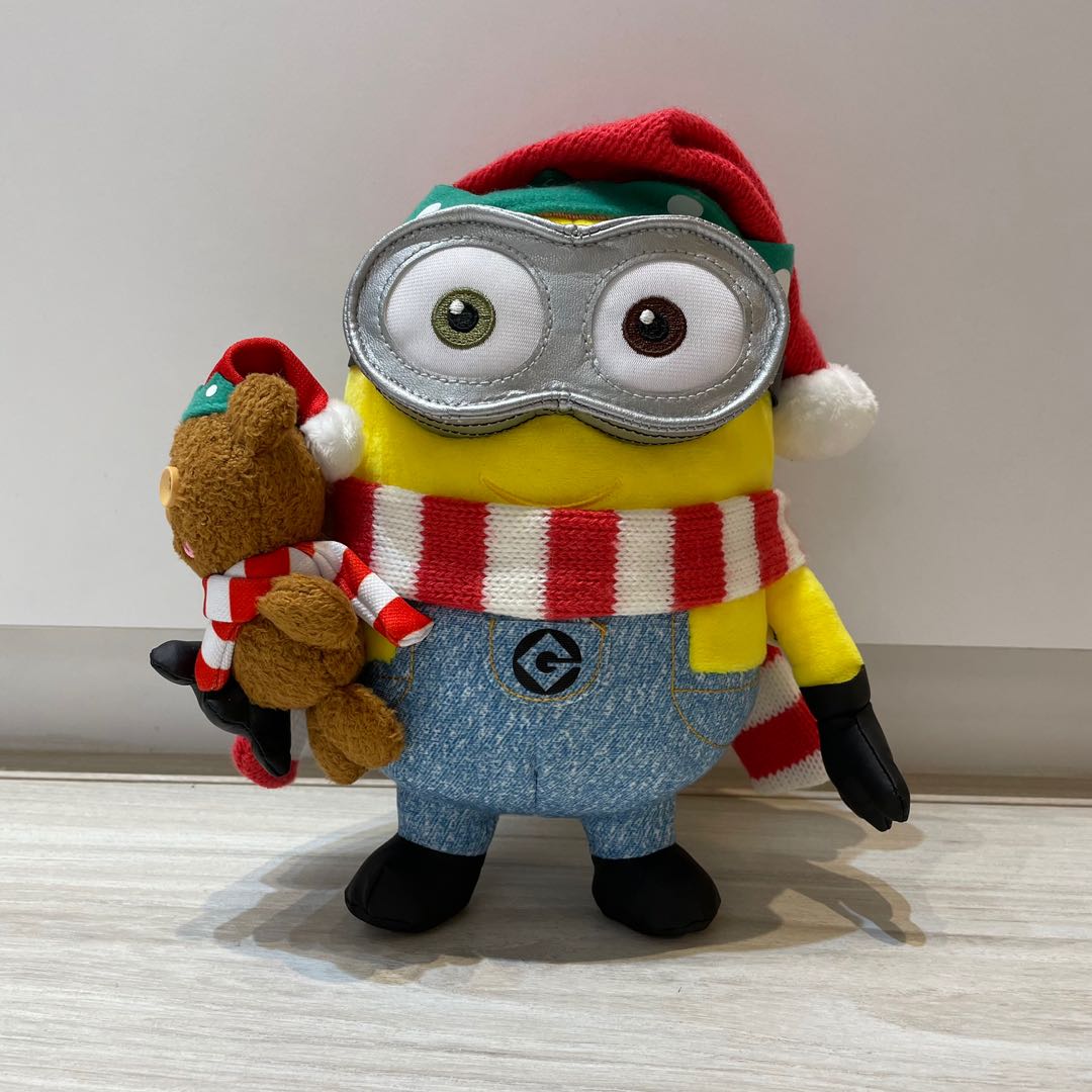 Christmas minion stuffed animal sale