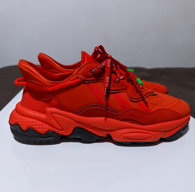 ozweego tr shoes red