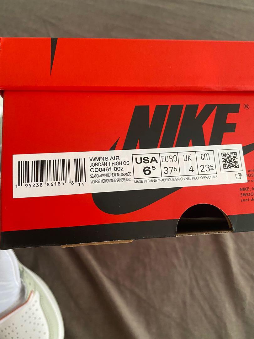 Air Jordan 1 High WMNS Seafoam US6W, US6.5W, US11W, Men's Fashion,  Footwear, Sneakers on Carousell