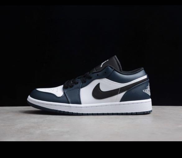 Air Jordan 1 low dark teal, Men's Fashion, Footwear, Sneakers on