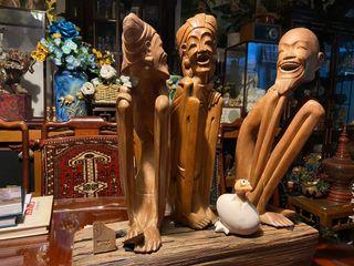 Antique Bali wood carving