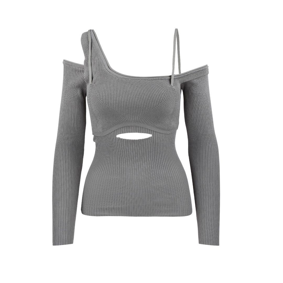 Asymmetrical Off Shoulder Sweater Women s Fashion Tops Longsleeves on Carousell