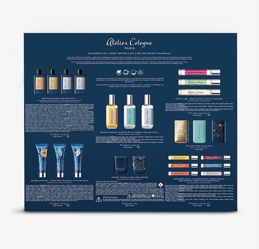 Atelier Cologne Luxury Limited Edition Advent Calendar