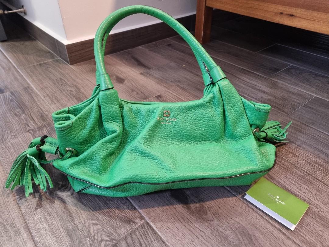 Authentic Kate Spade Kelly Green Leather Bag, Women's Fashion, Bags &  Wallets, Shoulder Bags on Carousell