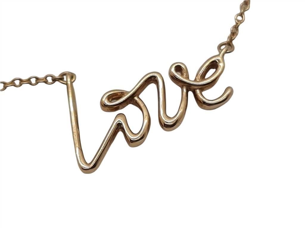 Tiffany graffiti love clearance necklace