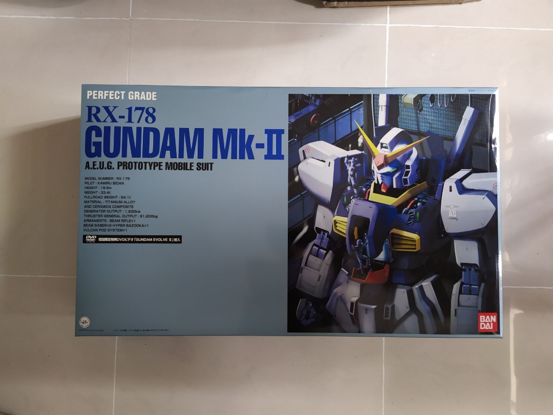 Bandai PG 1/60 gundam MK-II 初回限定特典DVD, 興趣及遊戲, 玩具 