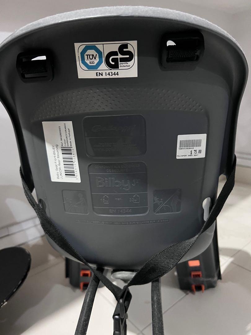 Bilby Jr Kids Bicycle Seat (Front Seating), Sports Equipment, Bicycles