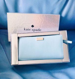 BNiB Authentic Kate Spade ♠️ New York Grand Street Light Blue Wallet
