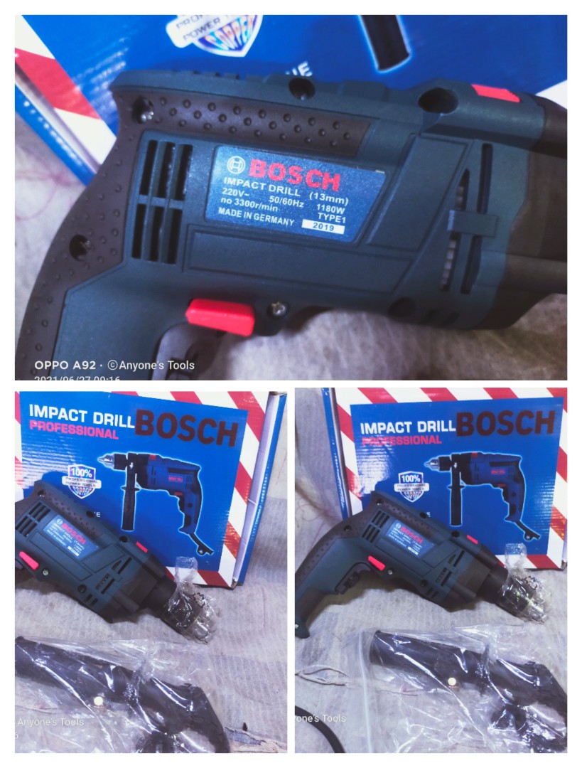 BOSCH IMPACT/HAMMER DRILL, Commercial & Industrial, Construction Tools