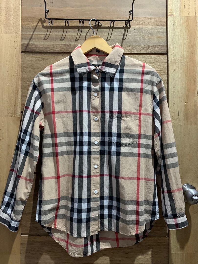 Burberry plaid new arrivals long sleeve