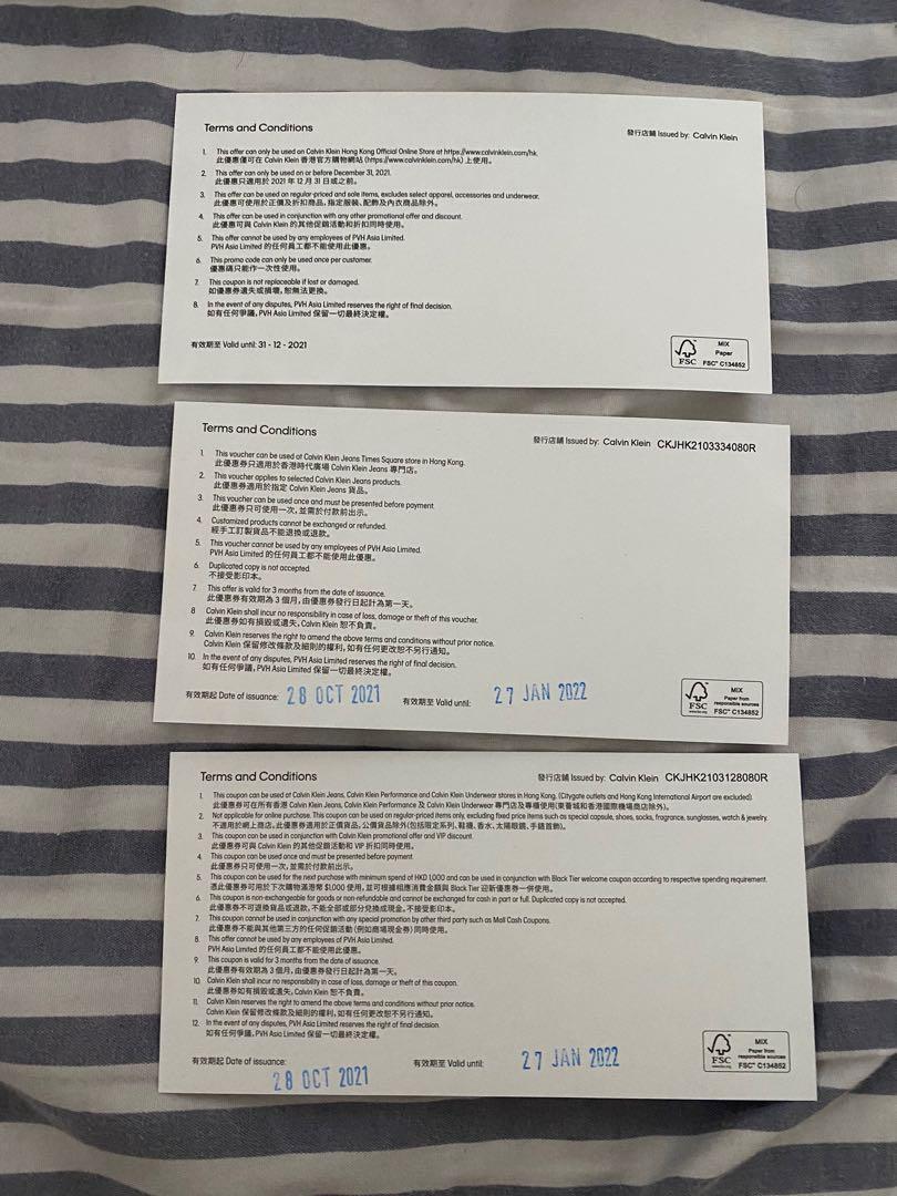Calvin Klein CK coupon