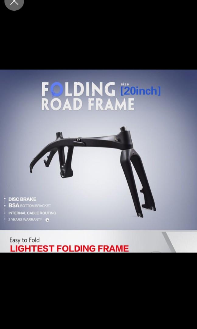 20 inch hotsell folding bike frame