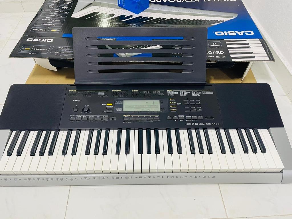 Casio Digital Keyboard CTK 4400 with X stand and song books Hobbies Toys Music Media Musical Instruments on Carousell