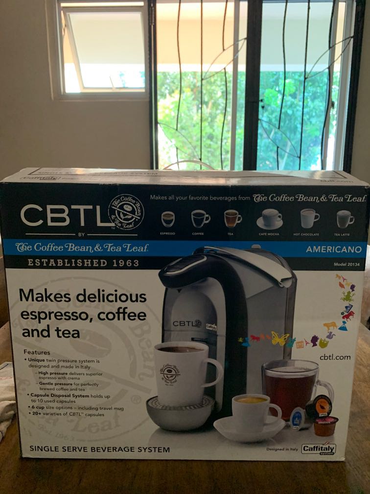 CBTL COFFEE MACHINE, TV \u0026 Home 