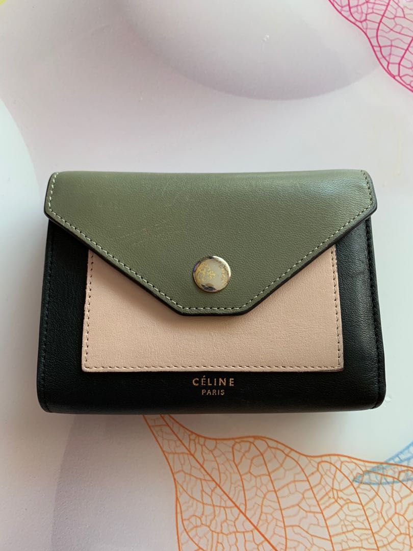 Celine store envelope wallet