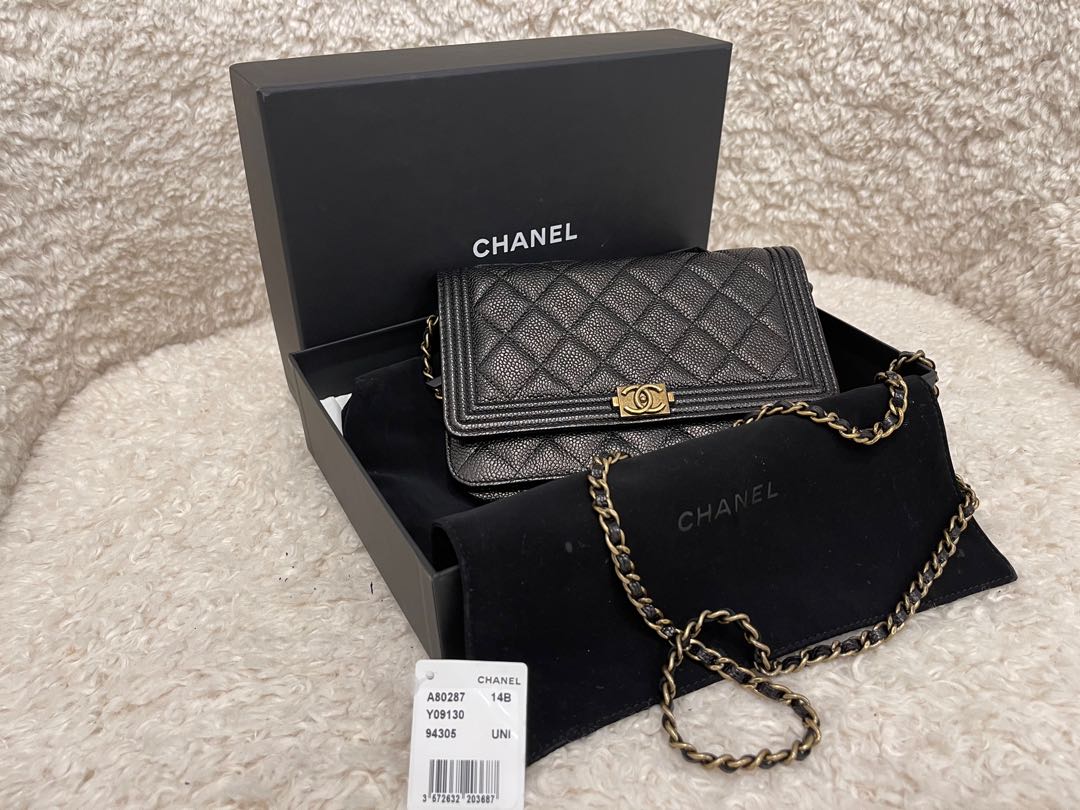 Chanel Boy WOC Caviar, Women's Fashion, Bags & Wallets, Cross