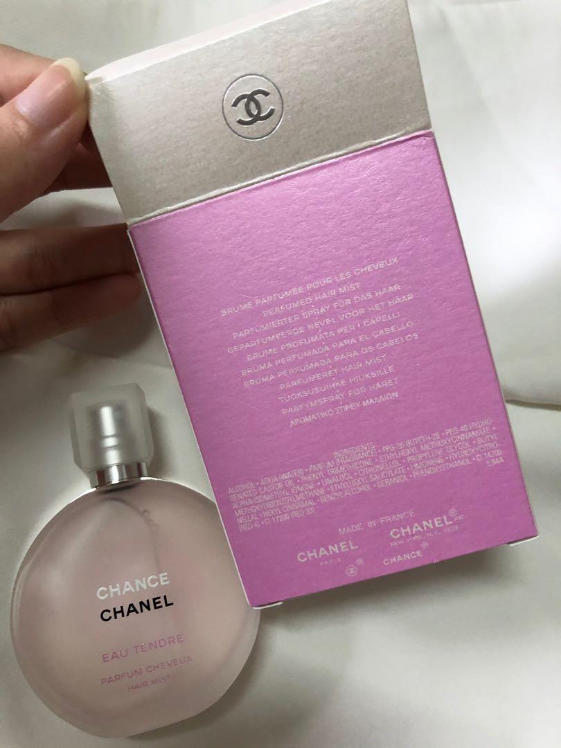Chanel Chance Hair mist perfume, Beauty & Personal Care, Fragrance &  Deodorants on Carousell