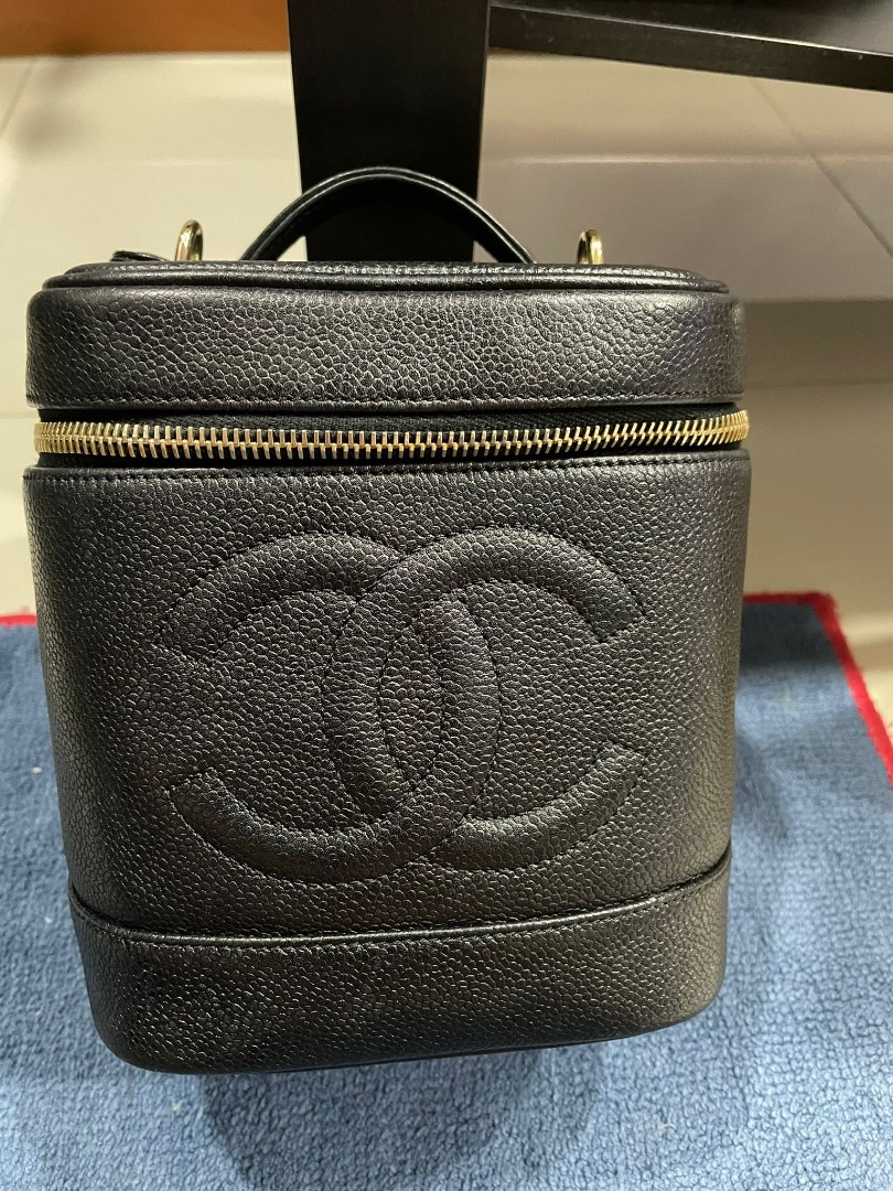 Chanel Vintage Vanity Case, Luxury, Bags & Wallets on Carousell