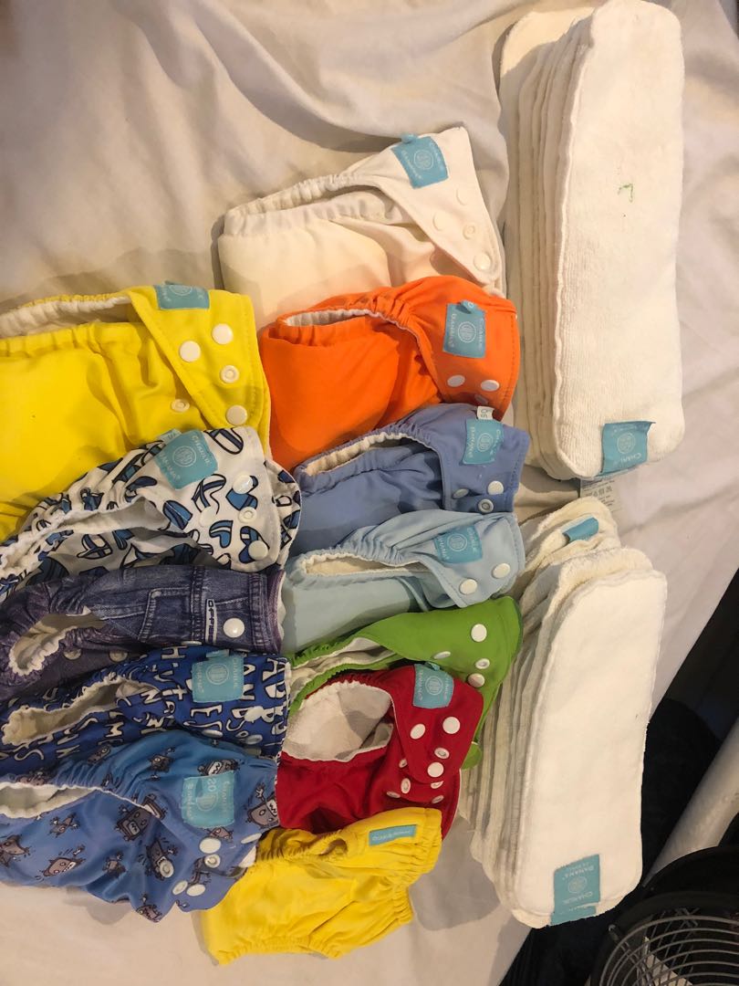 Charlie banana cloth diapers, Babies & Kids, Bathing & Changing