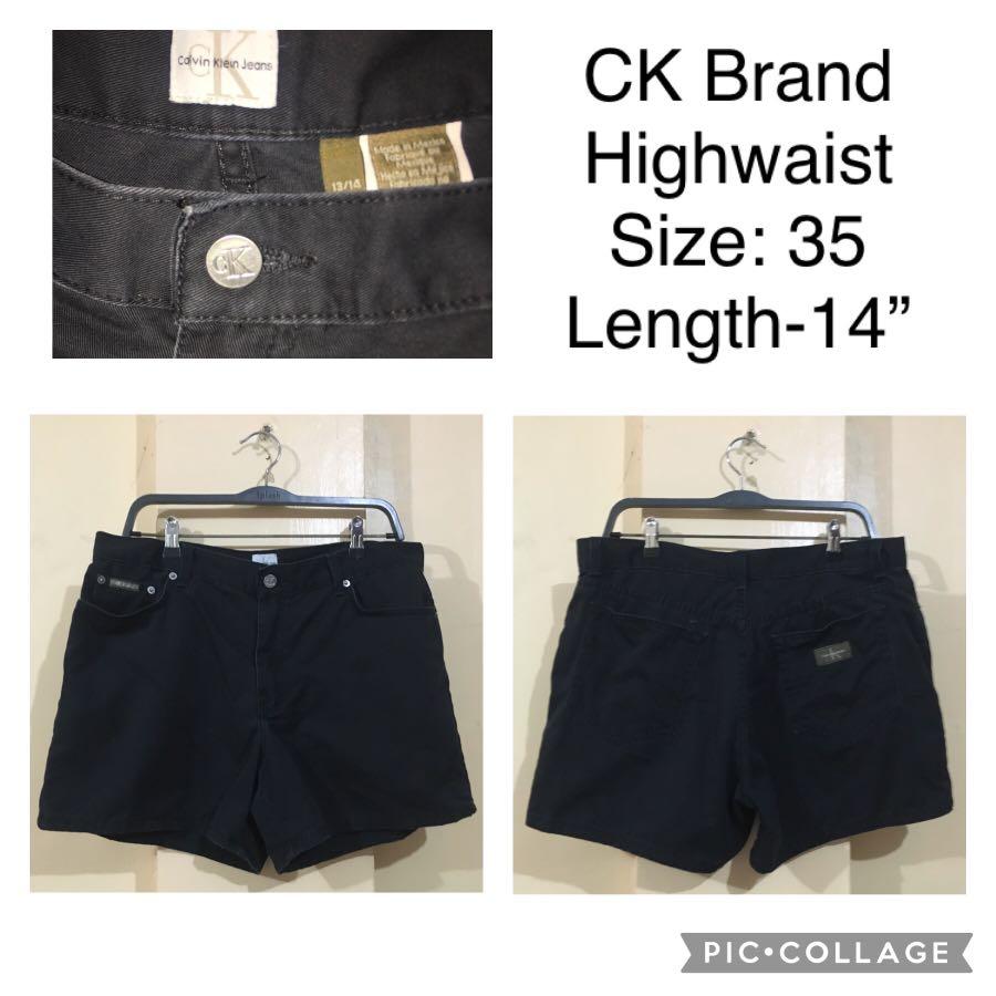 Ck women short size 35 Women s Fashion Bottoms Shorts on Carousell