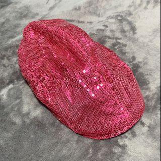 Claire’s Sequin Golf Style Beret Cap Hat | 90’s, 00’s, Y2K, Funky, Psychedelic