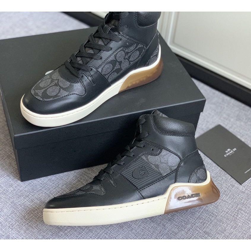 Coach Black Citysole High Top Sneaker in Signature Canvas Shoes, Men's  Fashion, Footwear, Sneakers on Carousell