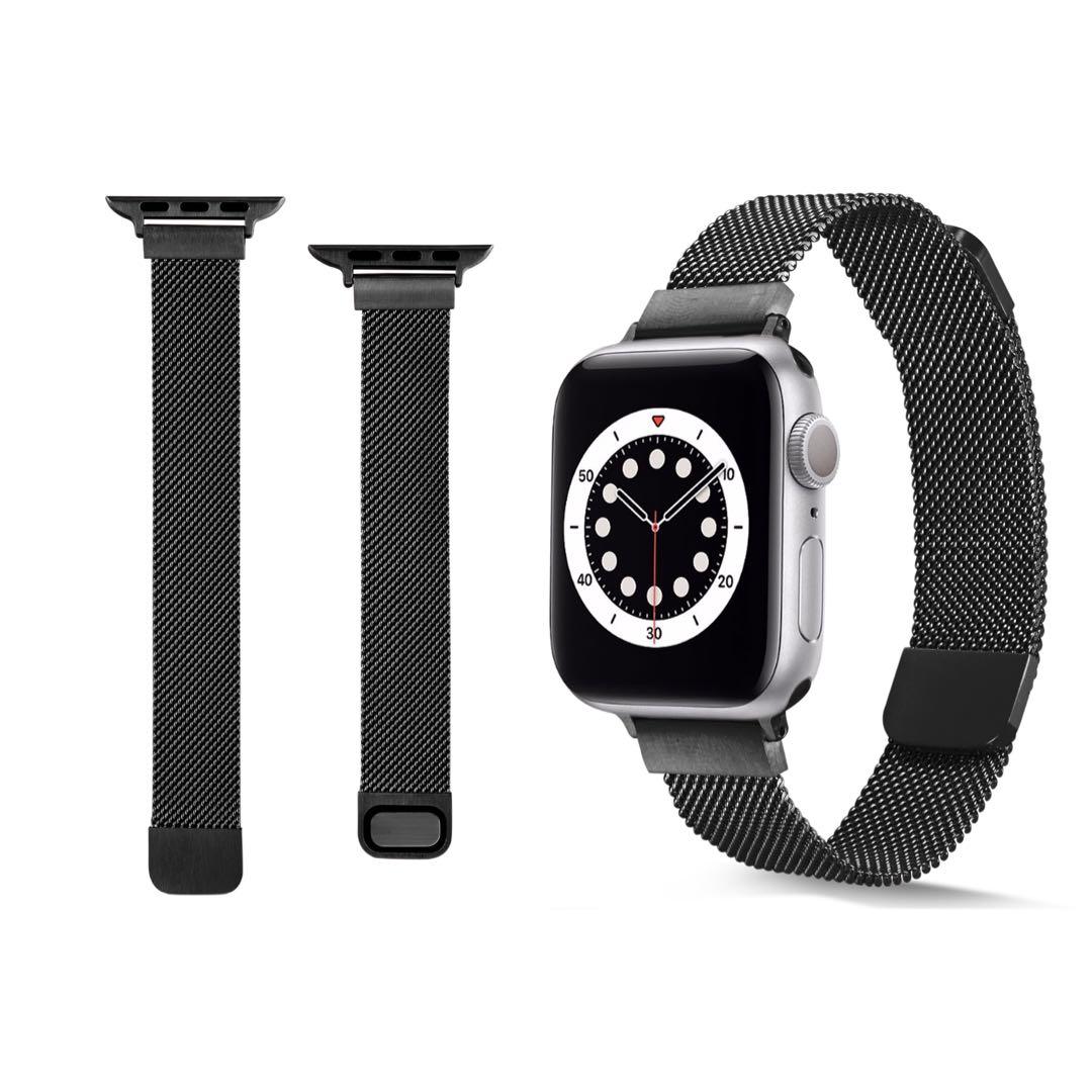 新品］Compatible for Apple Watch Band ,Stainless Steel Magnetic