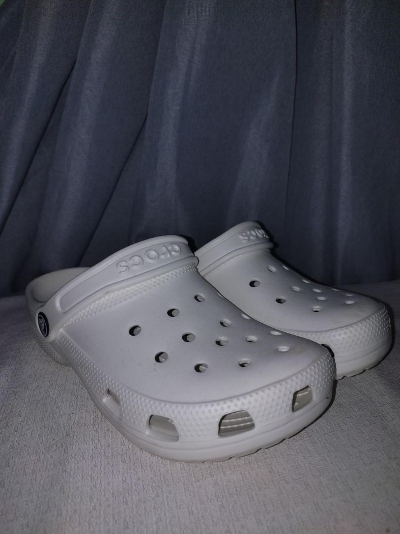 Plain white hotsell crocs