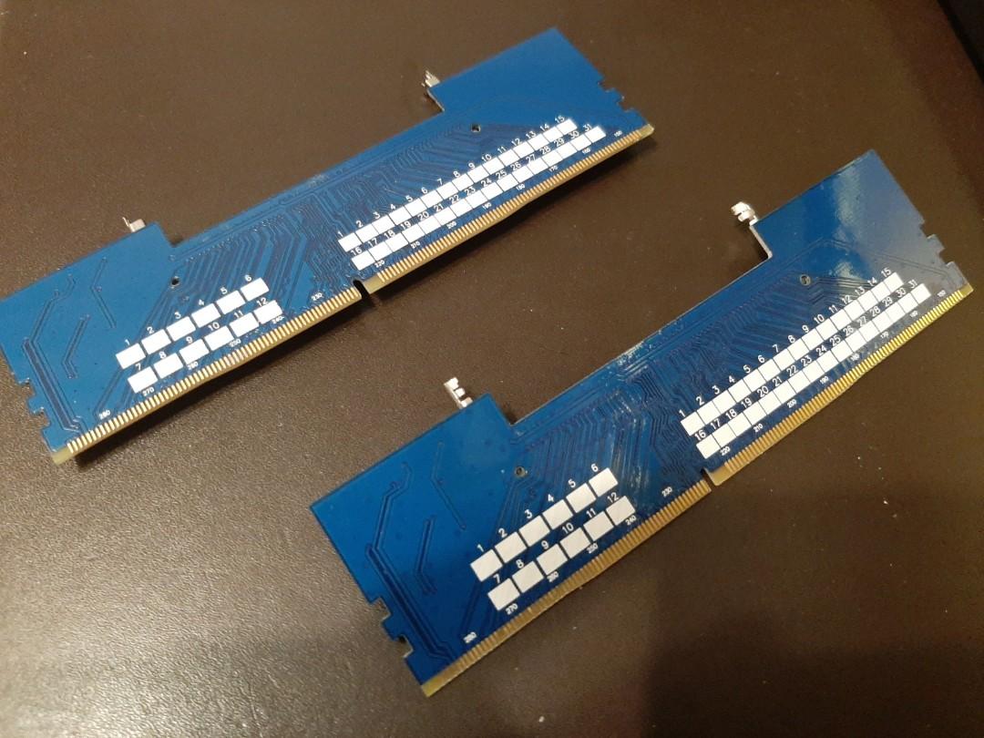 1 x DDR4 SODIMM to DIMM adapter, Computers & Tech, Parts & Accessories ...
