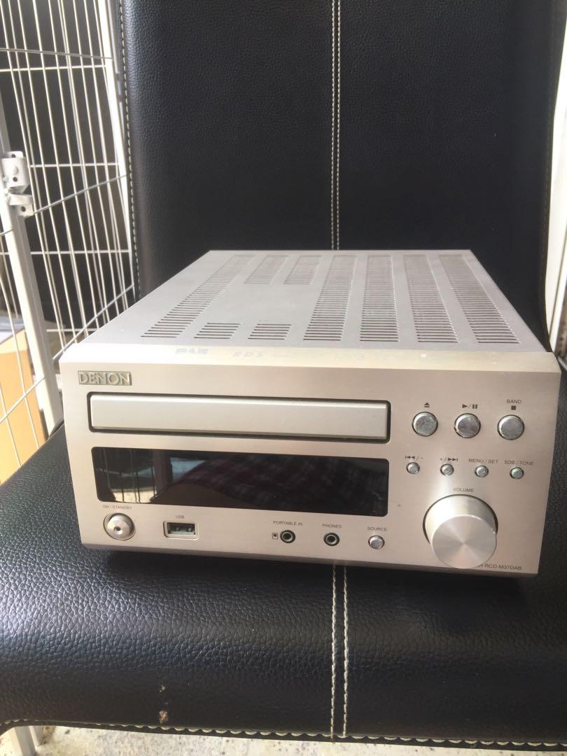 Denon CD tuner amplifier (not working), Audio, Soundbars, Speakers