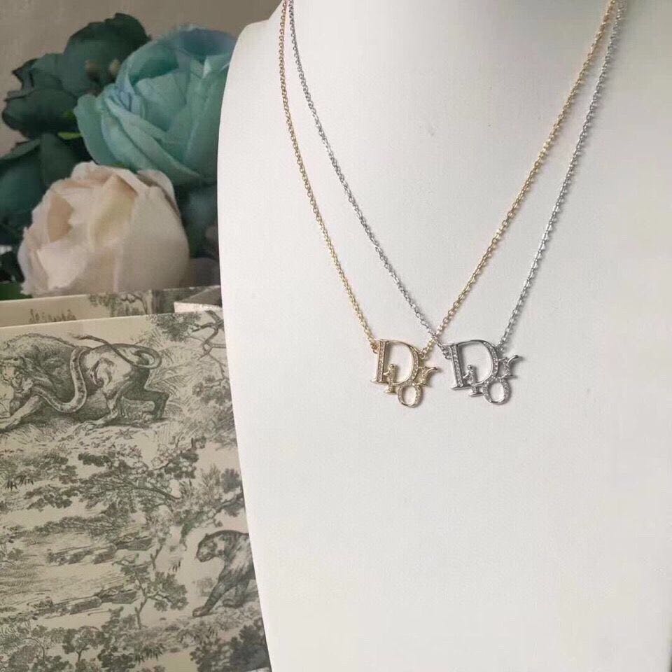 white gold rhinestone necklace preorder 