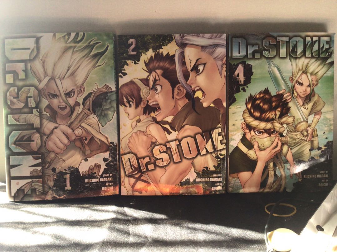 Dr Stone English Manga Vol 1 2 4 Set Hobbies Toys Books Magazines Comics Manga On Carousell