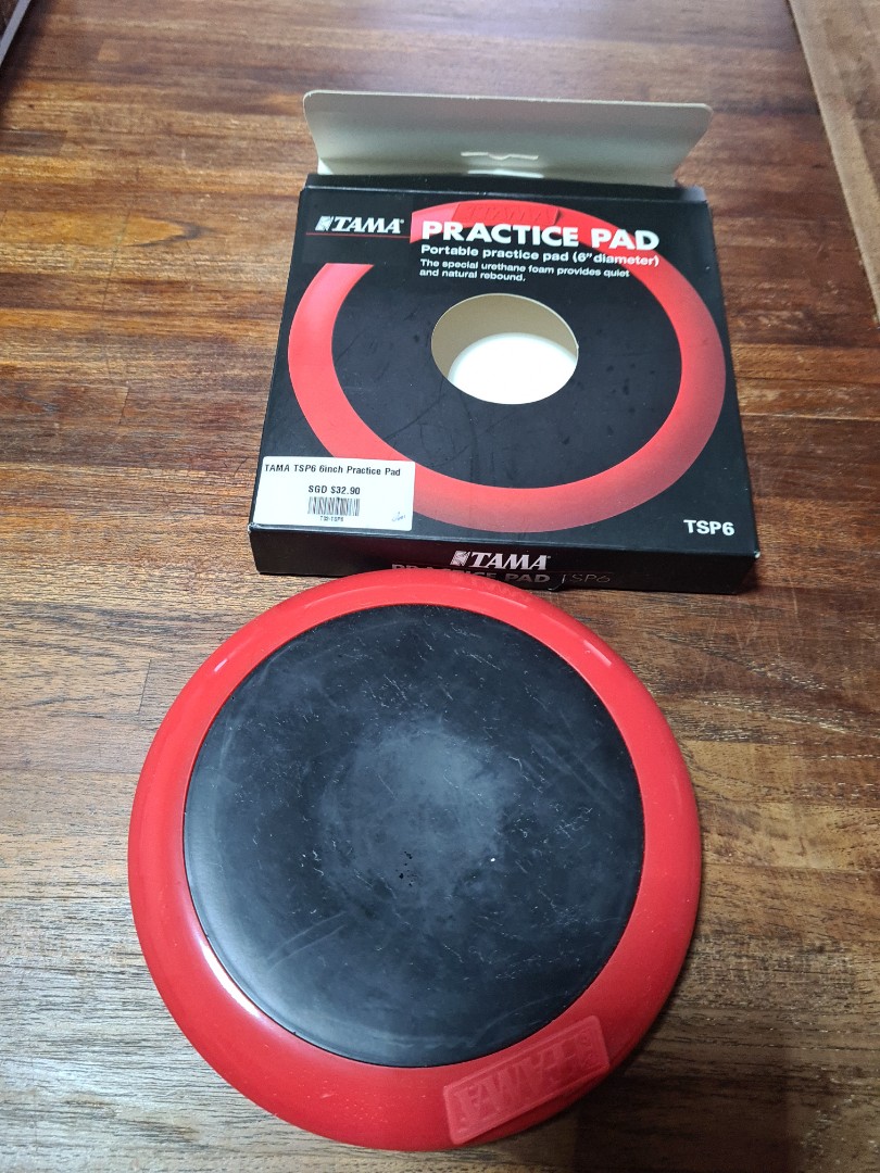 Toys,　on　Carousell　Drum　Hobbies　Music　Music　Practice　Accessories　Pad,　Media,