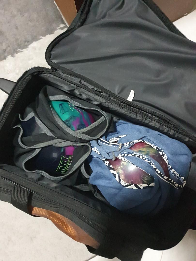 Ebonite 2 ball bowling trolley bag, Sports Equipment, Sports & Games