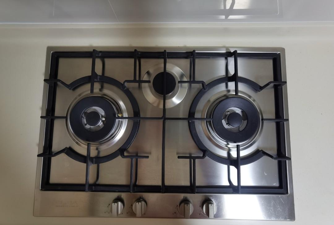 omega 5 burner gas cooktop oven