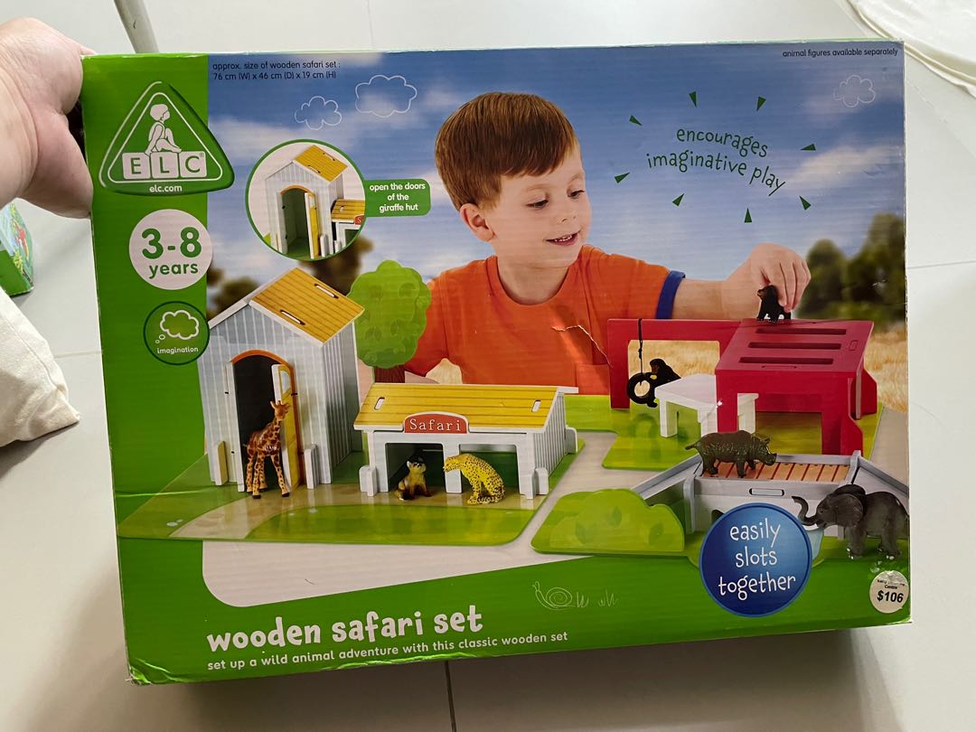 ELC wooden safari set, Babies & Kids, Infant Playtime on Carousell