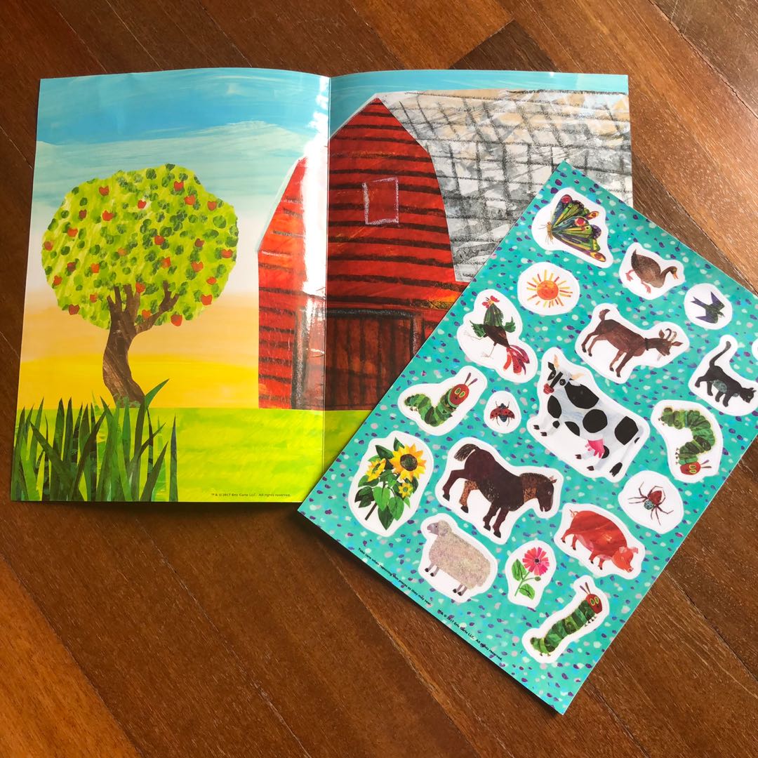 Eric Carle vinyl sticker baby Children kid toddler book, Hobbies & Toys