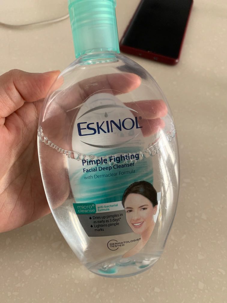 Eskinol toner anti acne/pimple, Beauty & Personal Care, Face, Face Care