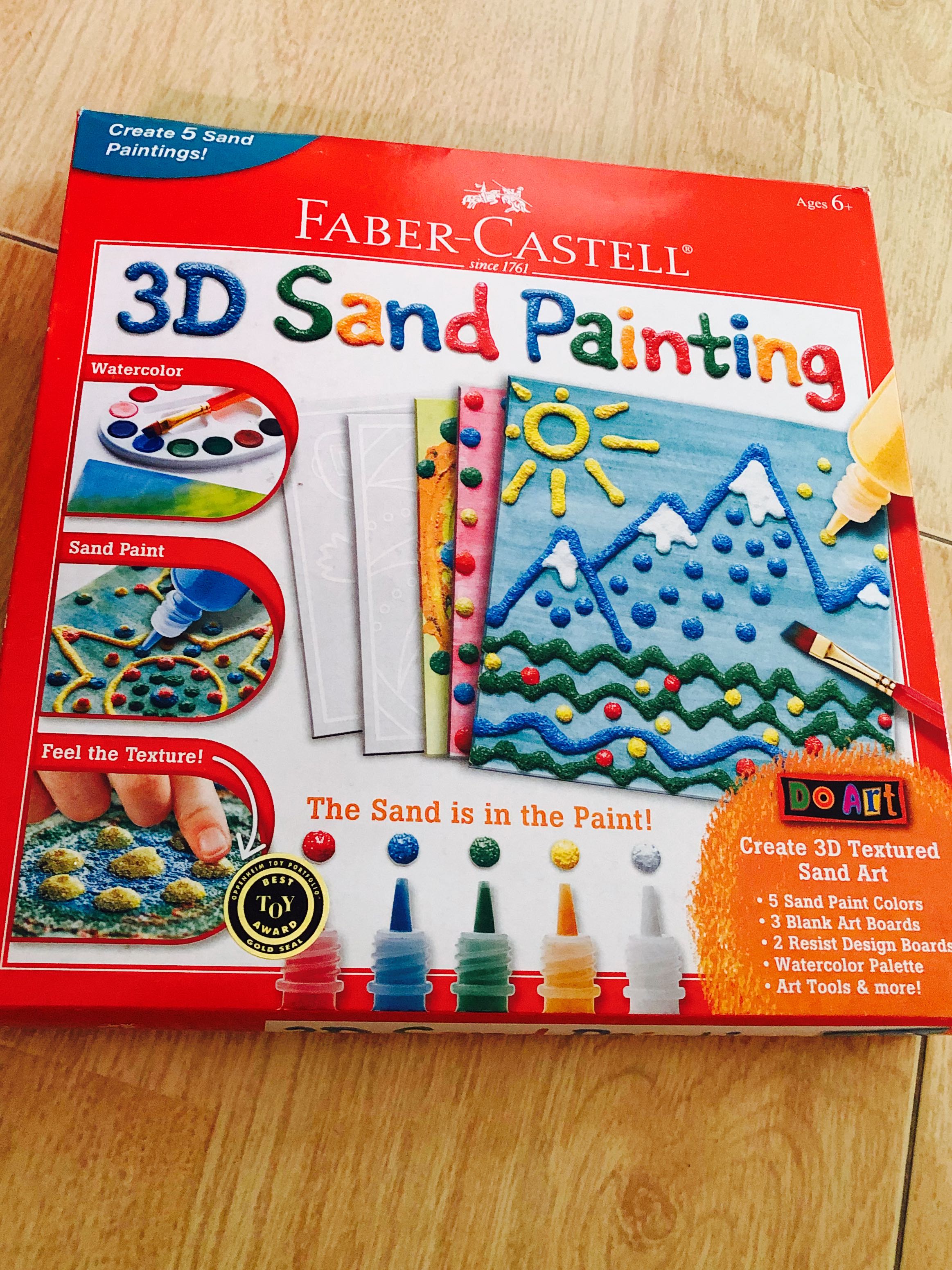 FaberCastell Sand Painting Textured Sand Art Activity Kit For Kids