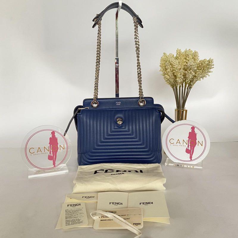 Fendi Dotcom Click Bag - Blue Shoulder Bags, Handbags - FEN287045