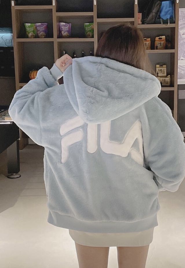 FILA FAUX FUR JACKET Carousell